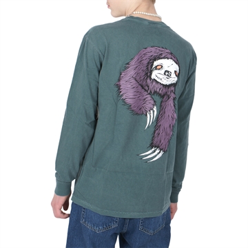Welcome Skateboards T-shirt l/s Sloth Blue Spruce